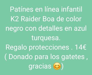 Patines K2 Raider Boa Infantil