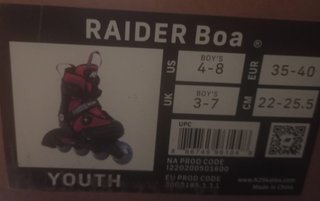 Patines K2 Raider Boa Infantil