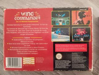 Wing Commander SNES Super Nintendo PAL