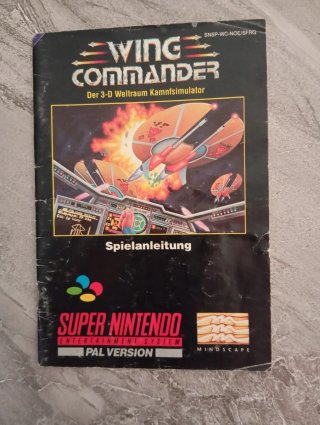 Wing Commander SNES Super Nintendo PAL