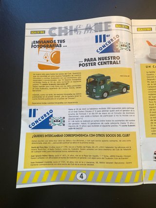 Revista Club Scalextric Nº 3