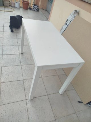 Tavolo da cucina bianco in legno