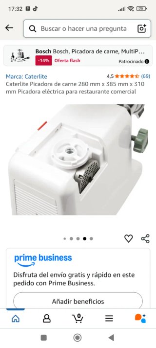 Picadora Carne Eléctrica Caterlite