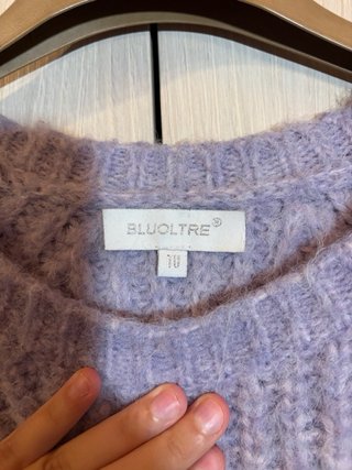 Maglione viola taglia unica