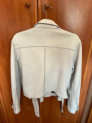 Chaqueta Biker Lefties Efecto Ante Talla XL