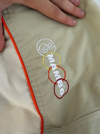 Chaqueta Vintage Mambo Beige y Naranja
