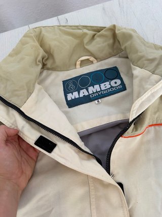 Chaqueta Vintage Mambo Beige y Naranja