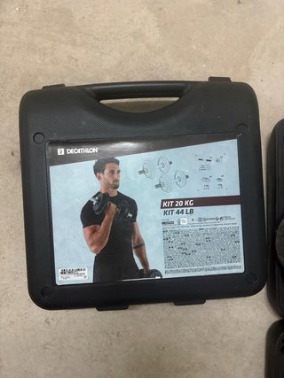 2 Kit Pesas Decathlon 20kg