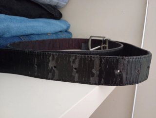 Cintura Calvin Klein Marrone e Argento