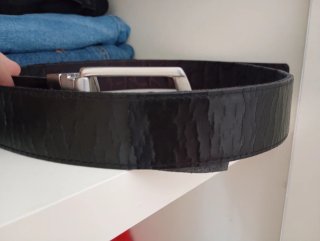 Cintura Calvin Klein Marrone e Argento