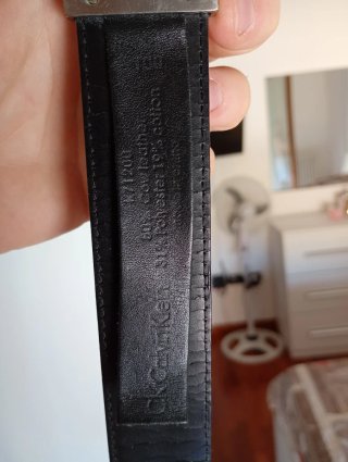 Cintura Calvin Klein Marrone e Argento