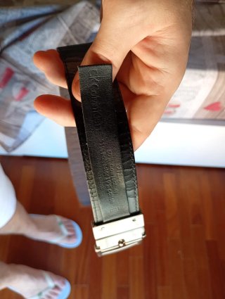 Cintura Calvin Klein Marrone e Argento