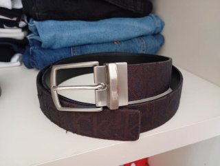 Cintura Calvin Klein Marrone e Argento