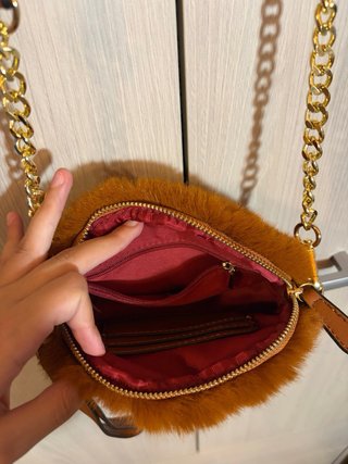 Borsa pelosa marrone