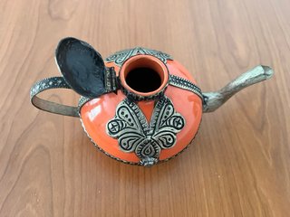 2 teiere in miniatura marocchine decorative