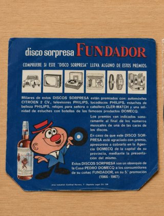 Disco Sorpresa Fundador Vinilo 45 RPM Vintage