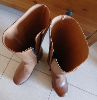 Botas Mousse & Cloud Piel Marrón Talla 40