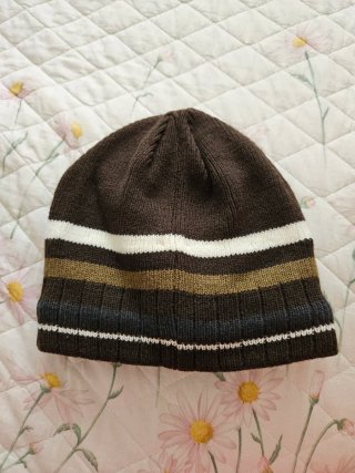 Cappello Active uomo marrone righe