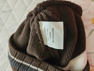 Cappello Active uomo marrone righe