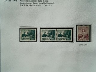 Francobolli Svezia Europa Musica 1972-85