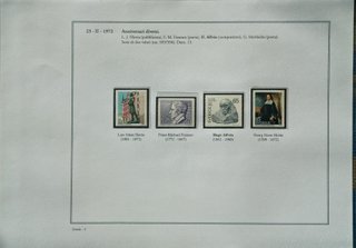 Francobolli Svezia Europa Musica 1972-85