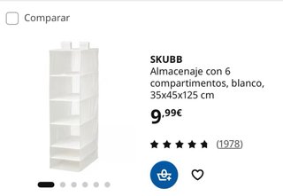 Organizador de almacenaje SKUBB