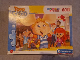 Lotto 2 Puzzle Clementoni Baby Shark e Topo Gigio