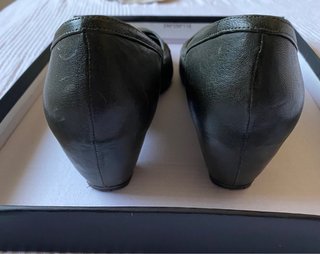 Zapatos Vialis verde con tacón - Talla 37