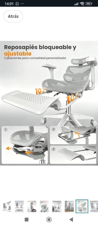 Silla ergonómica NUEVA