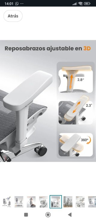 Silla ergonómica NUEVA