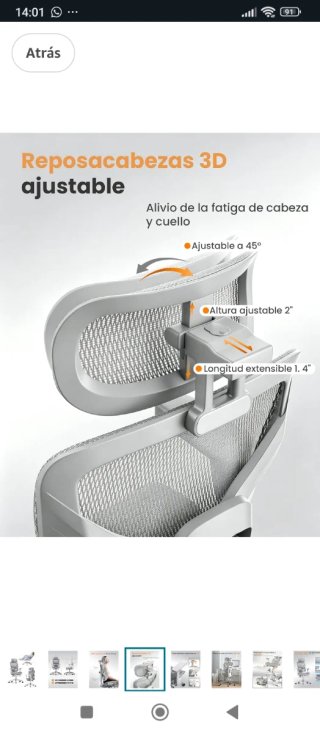 Silla ergonómica NUEVA