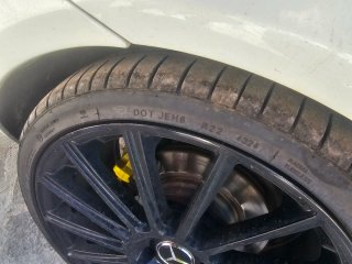 4 Llantas Mercedes ECoupe 19 Seminuevas+neumaticos
