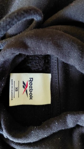 Chándal Reebok capucha niña negro