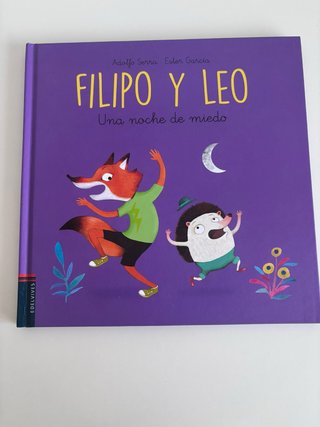 Libro infantil “Filipo y Leo” UNA NOCHE DE MIEDO