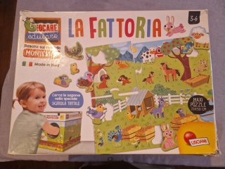 Puzzle La Fattoria Montessori Lisciani 3-6 anni