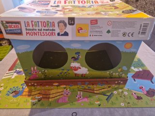 Puzzle La Fattoria Montessori Lisciani 3-6 anni