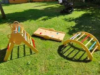Triángulo Escalada Montessori COSYLAND 8 en 1