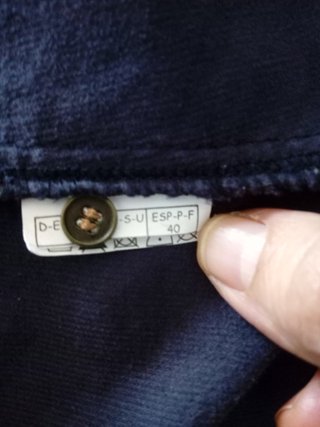 Camisa de pana fina Pimkie azul