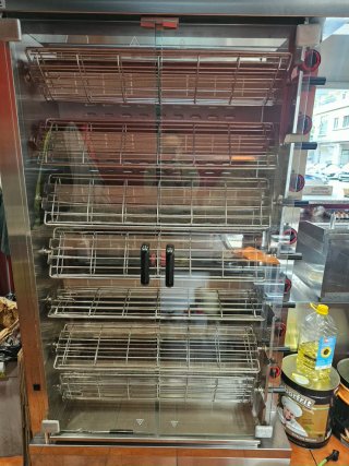 Asador industrial pollos/costillas/vegetales