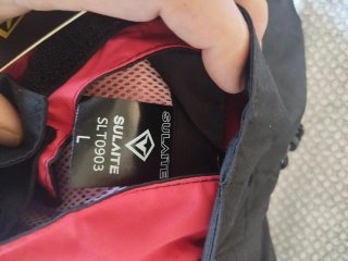 Traje Impermeable Moto  Negro/Rojo