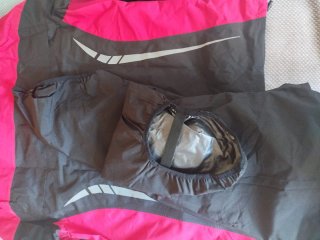 Traje Impermeable Moto  Negro/Rojo