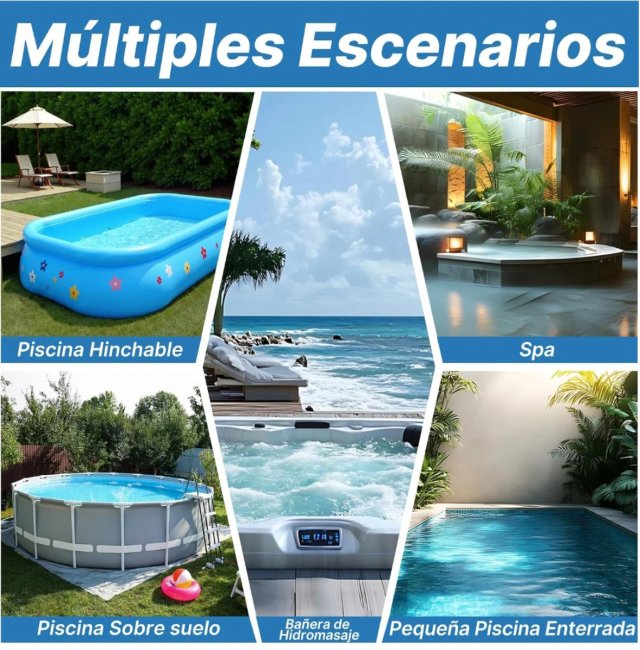 Limpiafondos piscina PoolyPoly 3 en 1