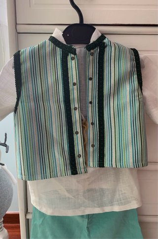 Traje medieval niño con gorra