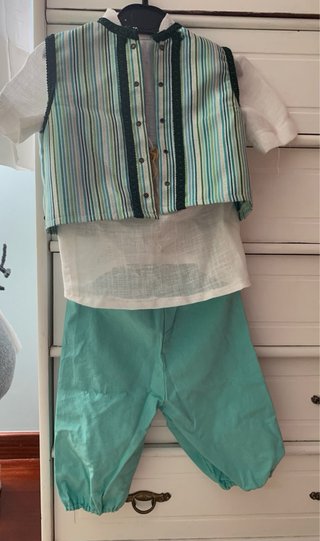 Traje medieval niño con gorra
