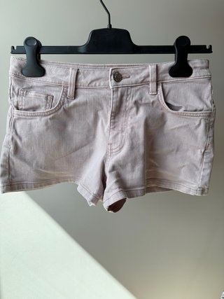 Vaquero corto rosa Mango Teen