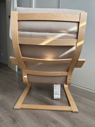 Sillón Poäng  y reposapiés Hillared - Urge venta