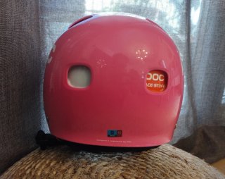 Casco POC rosa esquí y snow para competición