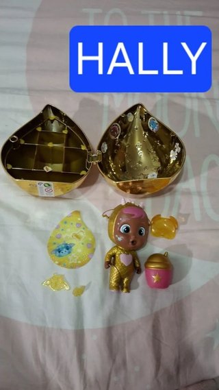 Bebé llorón Hally con todos los accesorios