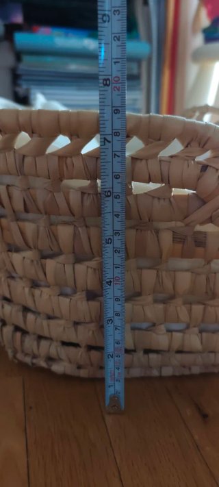 Moisés de mimbre para muñecas