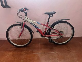 Bicicleta Oregon Roja y Blanca